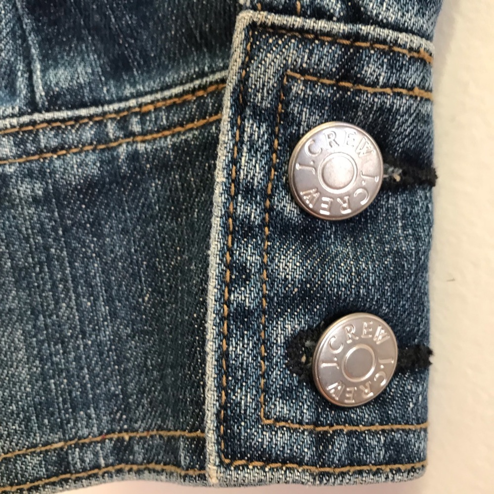 J Crew Classic Denim Jacket Small NWT - Picture 6 of 6